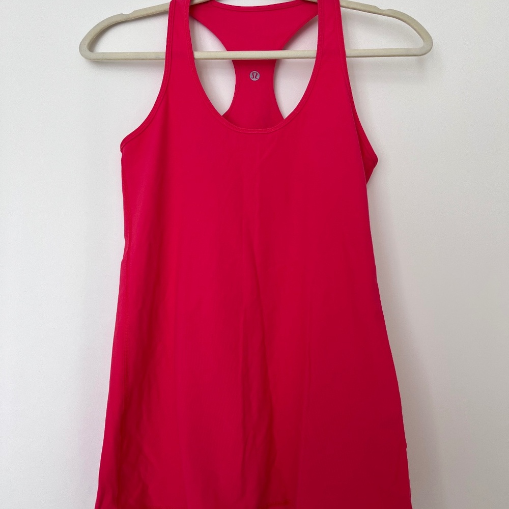 Lululemon tank top hot pink